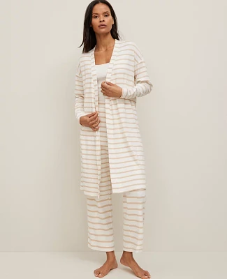 Ann Taylor Ribbed Lounge Duster Sands Edge Women's