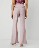 Ann Taylor The Flare Trouser Pant — Curvy Fit Rosy Mauve Women's