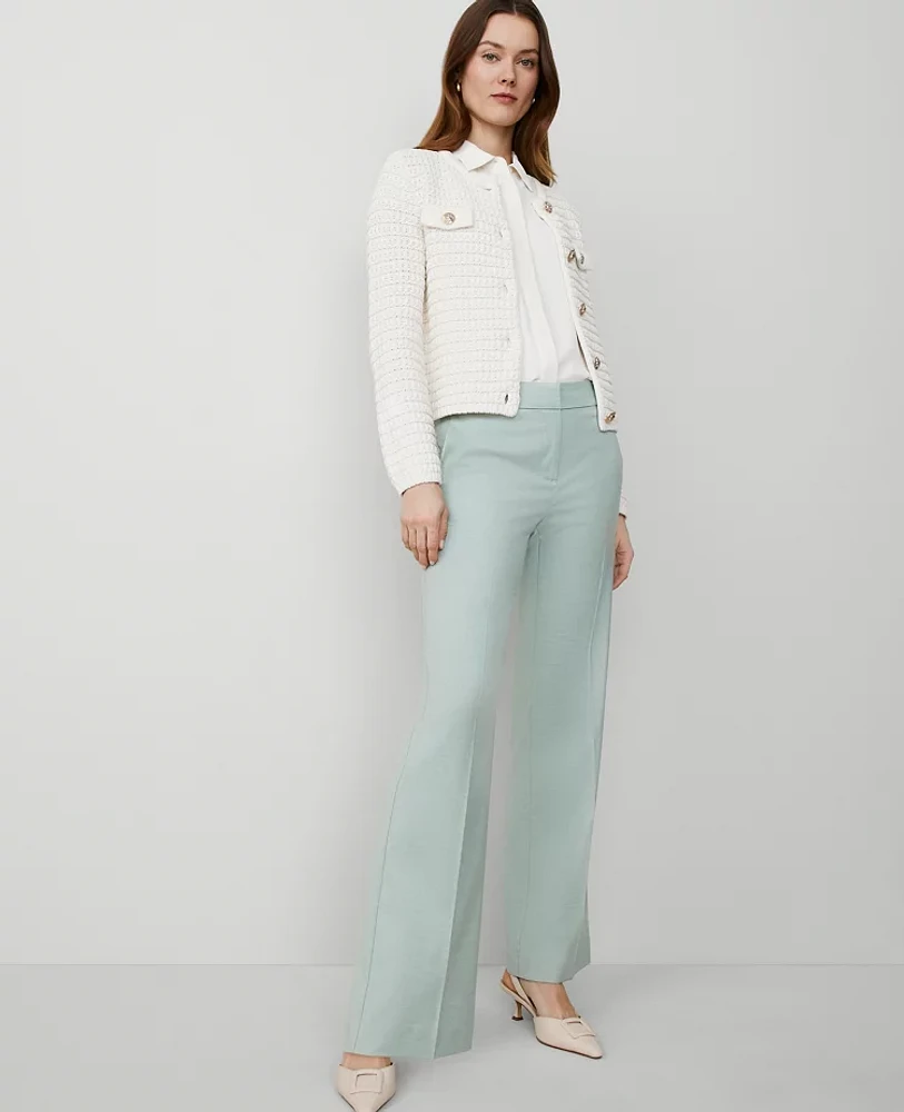 Ann Taylor The Petite Jayne Trouser Pant Green Lagoon Women's