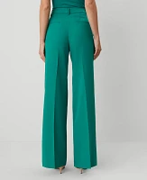 Ann Taylor The Tall Pleated Wide-Leg Pant Shady Glade Women's