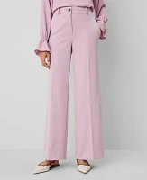 Ann Taylor The Tall Perfect Wide Leg Pant Clean Lilac Women's