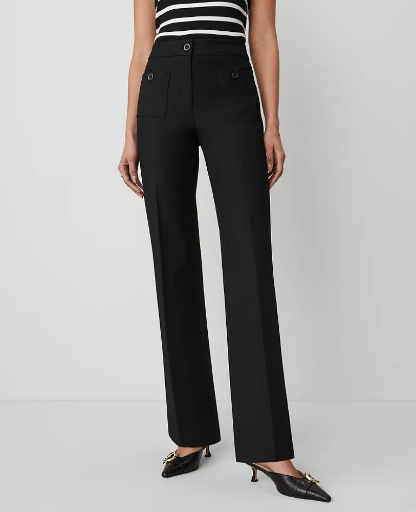 Ann Taylor The Patch Pocket Boot Pant — Curvy Fit Women's