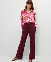 Ann Taylor The Jayne Trouser Pant Windsor Wine Women's