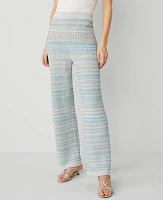 Ann Taylor The Petite Pull-On Wide-Leg Sweater Pant Women's