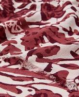 Ann Taylor Weekend Collection Floral Scarf Winter White Women's