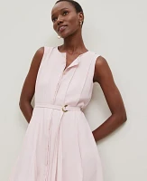 Ann Taylor Belted Flare Dress Potpourri Women's