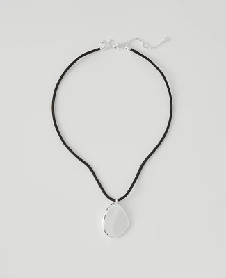 Ann Taylor Nugget Cord Necklace Women's