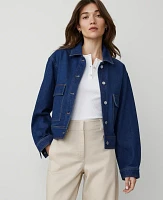 Ann Taylor Denim Jacket Medium Wash Women's