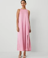 Ann Taylor Maxi Swing Dress Enchanted Pink Women's