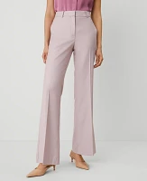 Ann Taylor The Petite Flare Trouser Pant — Curvy Fit Rosy Mauve Women's