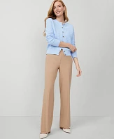 Ann Taylor The Side-Zip Straight Pant Bi-Stretch Women's