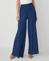 Ann Taylor The Petite Easy Wide-Leg Pant Calm Shores Women's