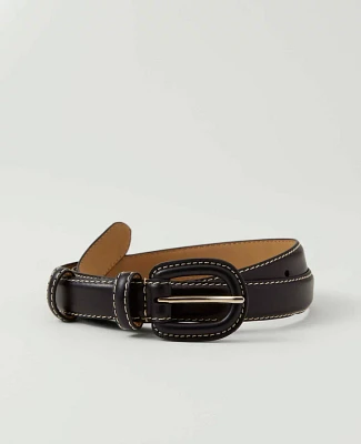 Ann Taylor Leather Ring Belt Women's