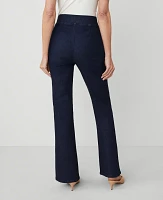 Ann Taylor The Pull-On Flare Jean — Curvy Fit Classic Rinse Wash Women's