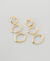 Ann Taylor Triple Loop Drop Earrings Women's