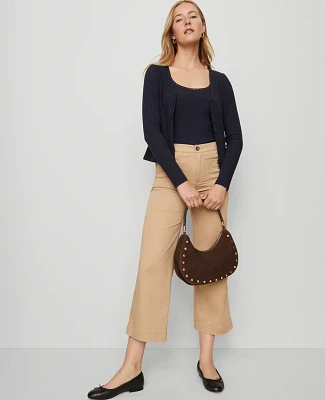 Ann Taylor Weekend Collection Sateen Patch Pocket Pant Women's