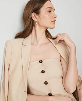Ann Taylor Petite Strapless Vest Sands Edge Women's