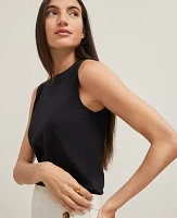 Ann Taylor Petite Crew Neck Shell Top Women's