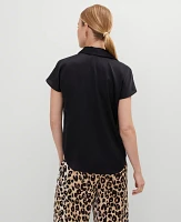 Ann Taylor Split Neck Blouse Women's