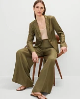 Ann Taylor The Hutton Blazer Moss Green Women's