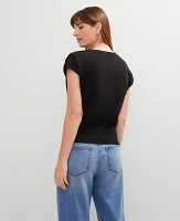 Ann Taylor Petite Shoulder Button Top Women's