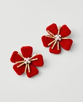 Ann Taylor Threaded Flower Stud Earrings Women's
