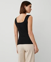 Ann Taylor Petite Square Neck Tank Top Women's