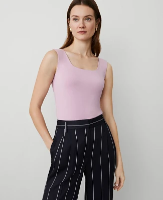 Ann Taylor Petite Square Neck Tank Top Women's