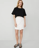 Ann Taylor Petite Weekend Collection Sweatshirt Top Black Women's
