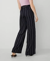 Ann Taylor The Petite Wide-Leg Pant Night Sky Women's