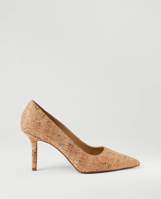 Ann Taylor Mae Cork Pumps Natural Women's