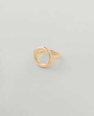 Ann Taylor Loop Ring Goldtone Women's