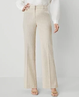 Ann Taylor The Petite Jayne Trouser Pant in Glen Check Size 12 Cappuccino Tan Women's