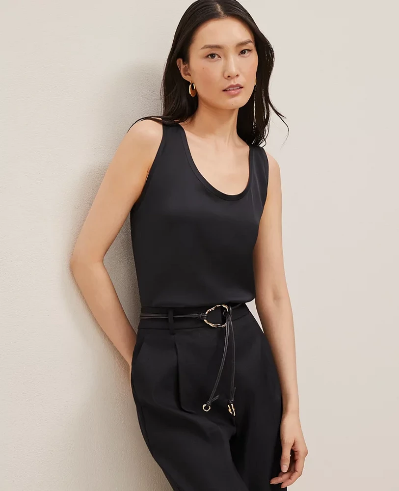 Ann Taylor Scoop Neck Tank Top Women's
