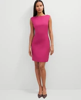 Ann Taylor The Cap Sleeve Shift Dress Berry Splash Women's