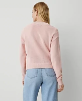 Ann Taylor Petite Weekend Collection Wedge Cardigan Soft Blush Women's