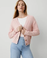 Ann Taylor Petite Weekend Collection Wedge Cardigan Soft Blush Women's