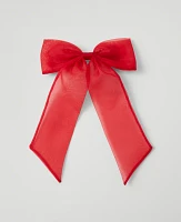 Ann Taylor Drama Bow Iconic Red Women's