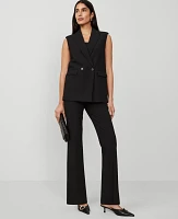 Ann Taylor The Petite Skinny Trouser Pant Bi-Stretch Black Women's