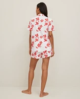 Ann Taylor Modern Pajama Set White Women's