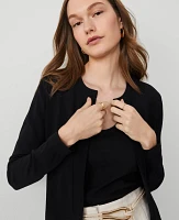 Ann Taylor Cropped Open Cardigan Women's