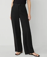 Ann Taylor The Straight Trouser Pant Size 10 Black Women's