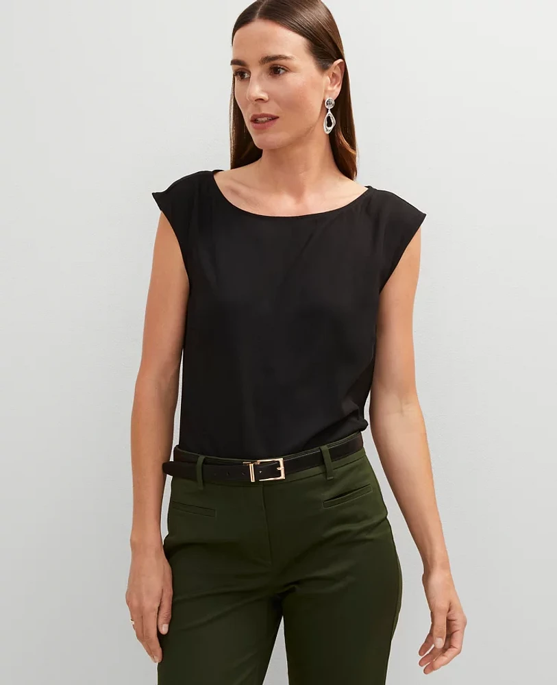 Ann Taylor Sleeveless Crew Neck Top Women's