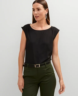 Ann Taylor Sleeveless Crew Neck Top Women's