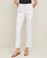 Ann Taylor The Eva Ankle Pant Linen Blend Women's