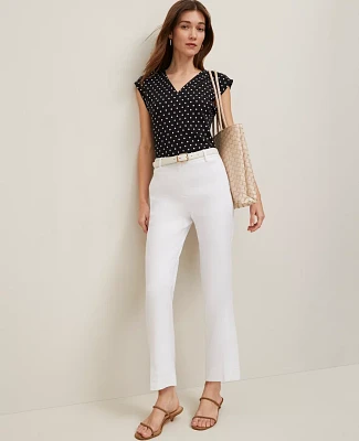 Ann Taylor The Eva Ankle Pant Linen Blend Women's