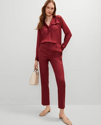 Ann Taylor The Eva Ankle Pant Linen Blend Women's