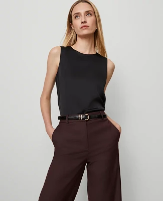 Ann Taylor Crew Neck Shell Top Women's