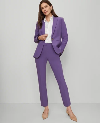 Ann Taylor The Eva Ankle Pant Doubleweave Majestic Violet Women's