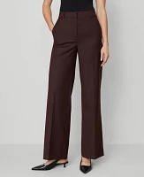 Ann Taylor The Wide-Leg Pant Classic Burgundy Women's